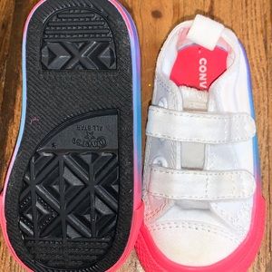Canvas converse with ombré sole
